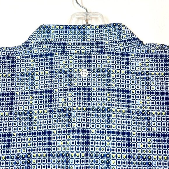 Golf Sun Shirt Blue Long Sleeve Zip Medium - Picture 3 of 11